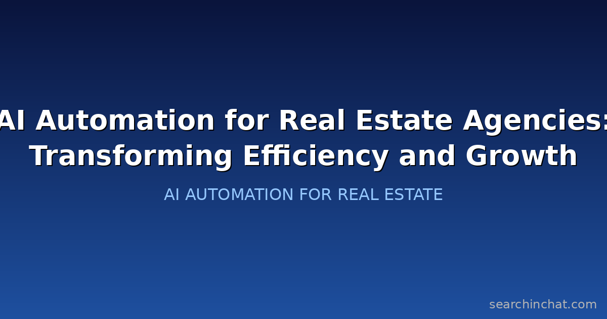 AI automation for real estate